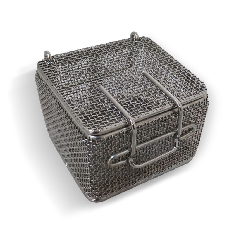 Small  Wire Mesh Baskets with Lid